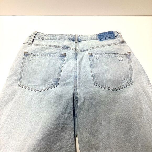And Now This Straight Leg Distressed Button Fly Light Wash Jeans Size 31 - Picture 4 of 6